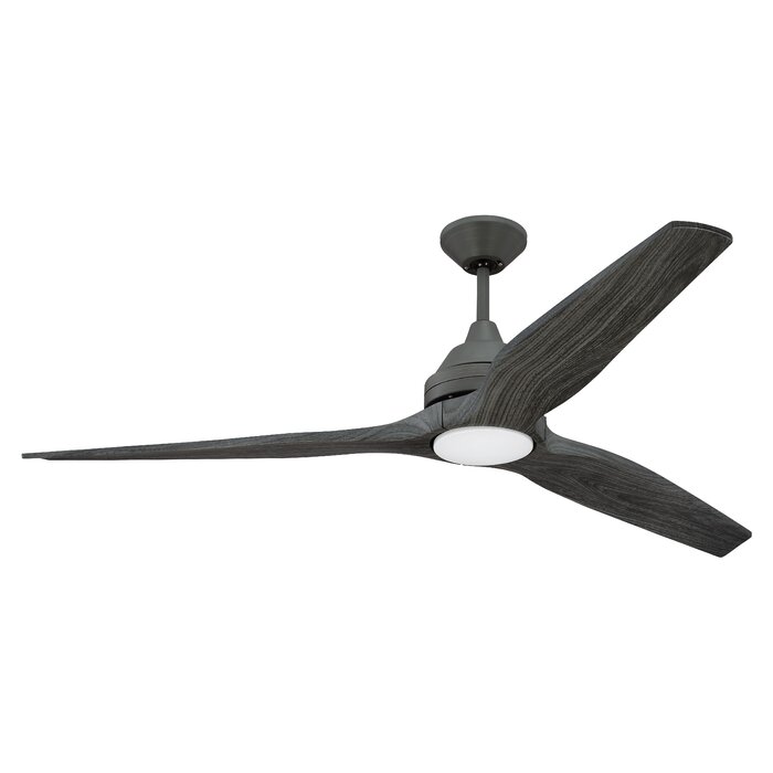 60 Audrey 3 Blade Ceiling Fan With Remote Light Kit Included