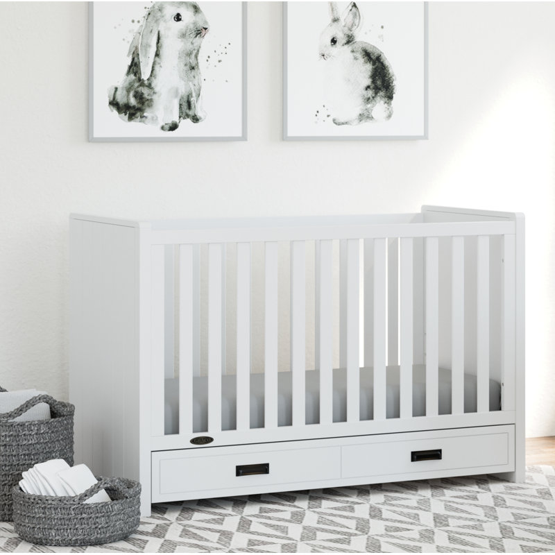 Graco Cottage 3 In 1 Standard Convertible Crib And Storage