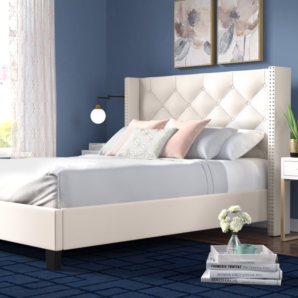 Elsmoriet Queen Upholstered Platform Bed By Mercer41 #1