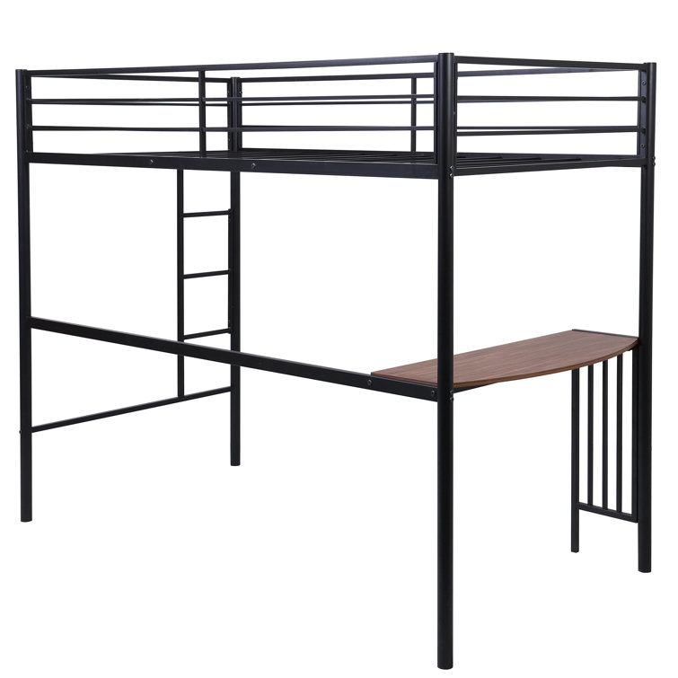 twin loft bed frame cheap