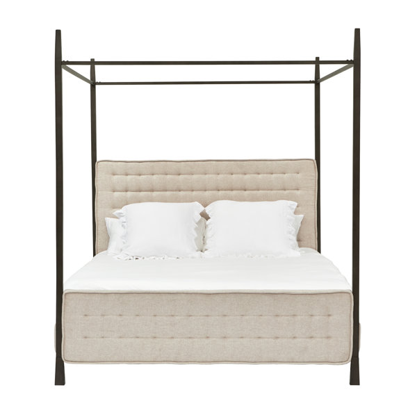 Best #1 Upholstered Canopy Bed By Gracie Oaks No Copoun