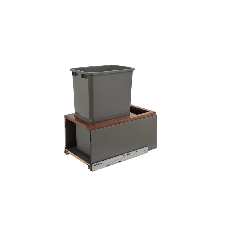 Rev A Shelf 12 5 Gallon Pull Out Trash Can Wayfair