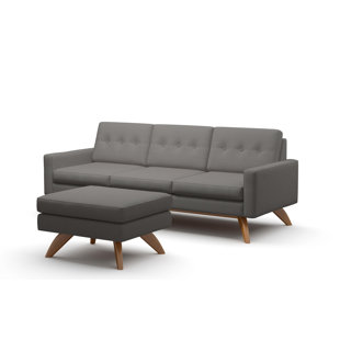 Convertible Sofa With Ottoman Wayfair Luna Loft Sofa And Ottoman