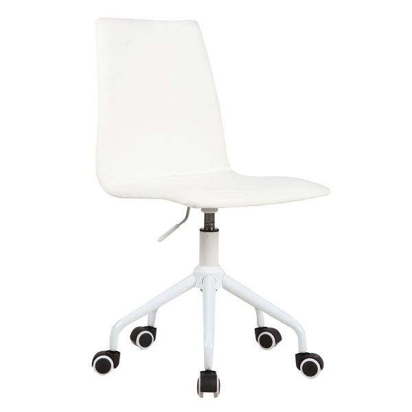 Jaclyn Rolling Linen Swivel Office Chair by Orren Ellis