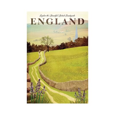 England-British Countryside East Urban Home Size: 18