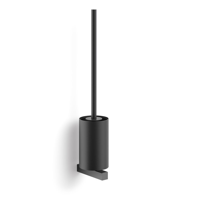 wall mounted toilet brush and holder