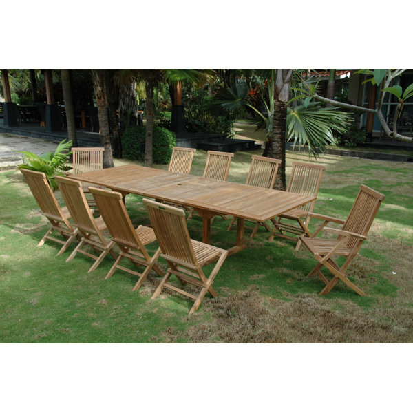 Valencia 11 Piece Teak Dining Set by Anderson Teak