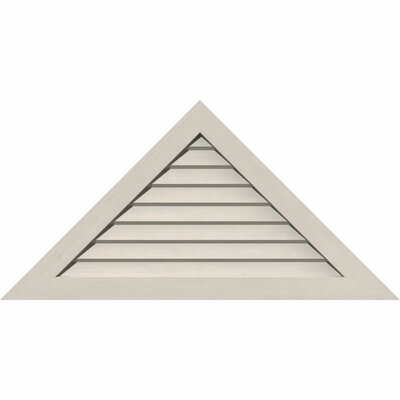 Pitch Wood Triangle Surface Mount Gable Vent Ekena Millwork Size (Frame & Rough Opening): 26