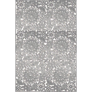 Laurent Hand Woven Gray Indoor/Outdoor Area Rug