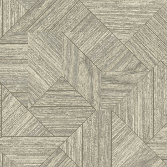 Union Rustic Shaver 33 L X 20 5 W Wood Geometric Wallpaper Roll