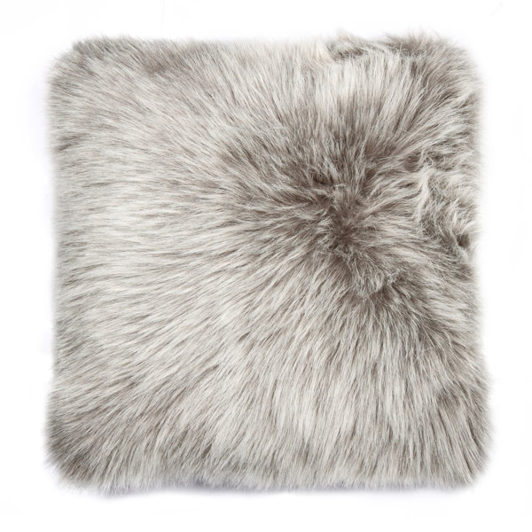 Gaetane Faux Fur Throw Pillow by Willa Arlo Interiors| @ $49.00