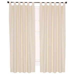 Manchester Insulated Foamback Thermal Tab top Curtain Panels (Set of 2)