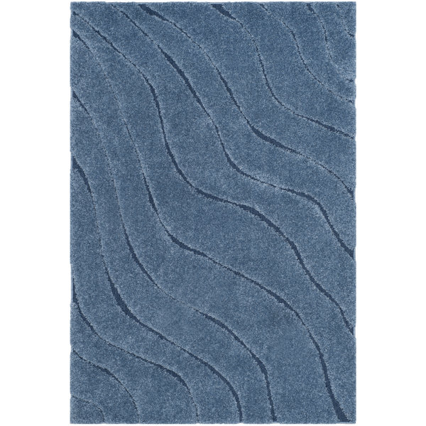 Enrique Blue Area Rug by Zipcode Design