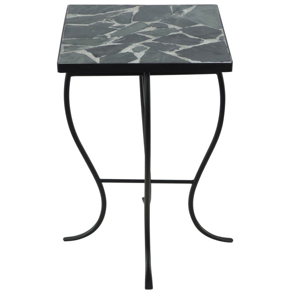 Homestyle Collection Stone Top End Table Reviews Wayfair