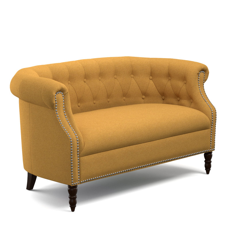 Three Posts Huntingdon Chesterfield Loveseat & Reviews Wayfair