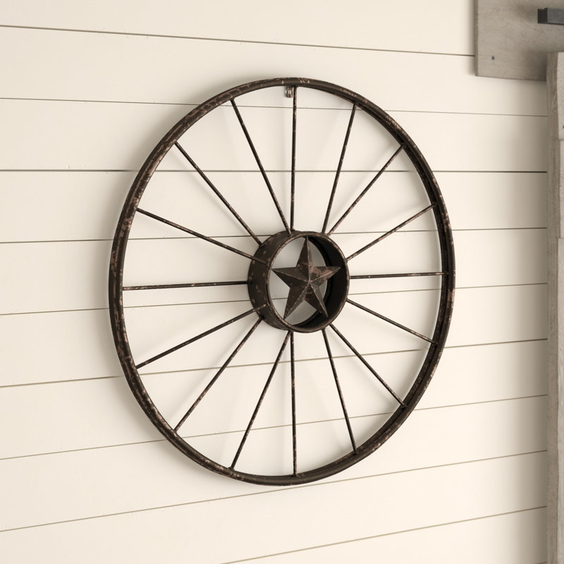 Rustic Wagon Wheel Wall Decor Reviews Birch Lane