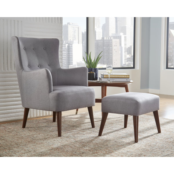 Binegar Wingback Chair And Ottoman By Red Barrel Studio 2019 Sale