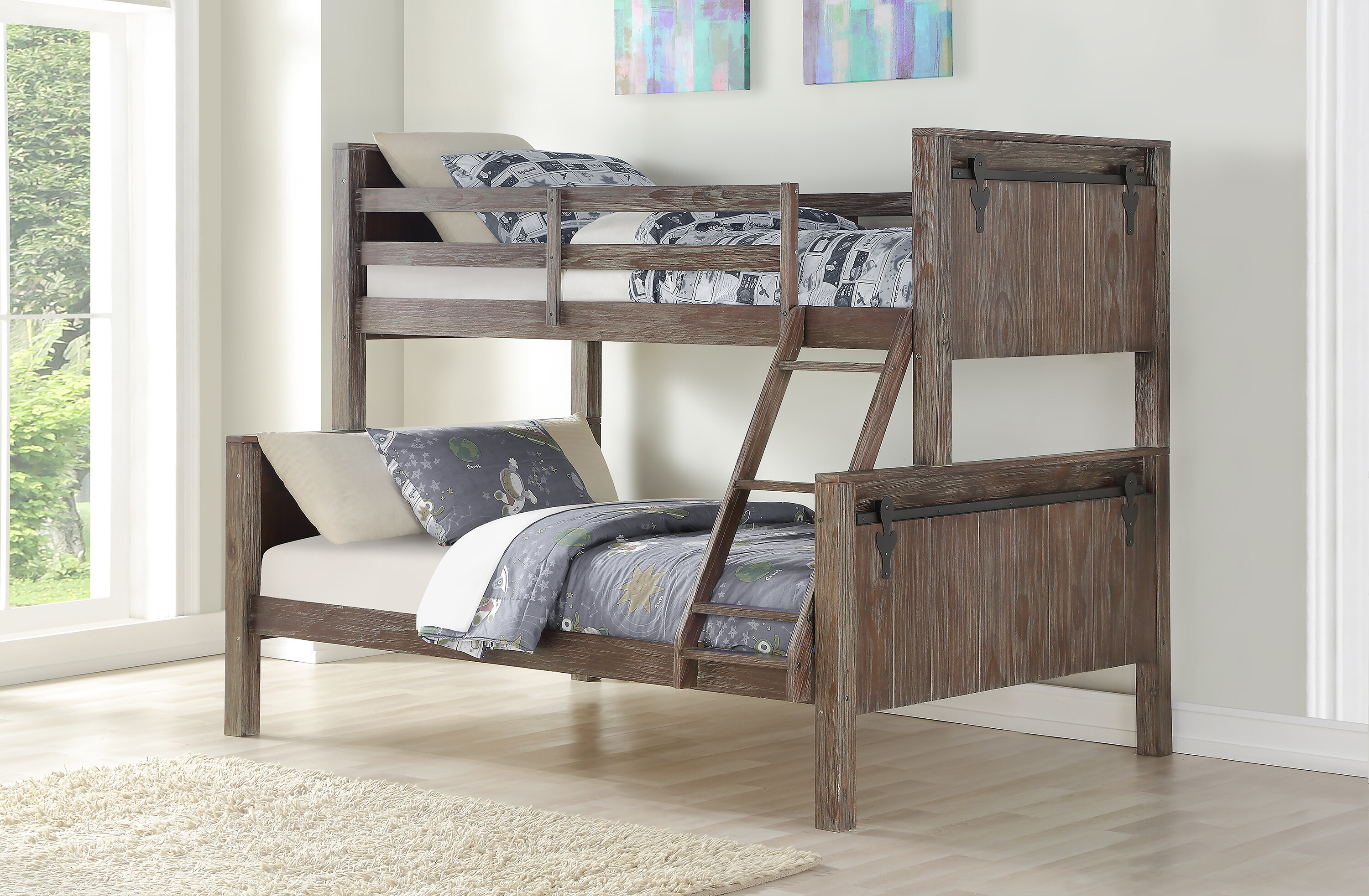 barn door bunk beds