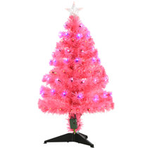 Wayfair | Pink Pre-Lit Christmas Trees You'll Love In 2022