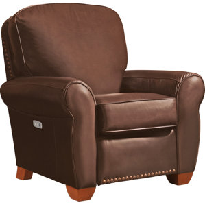 Emerson Leather Power Recliner by La-Z..