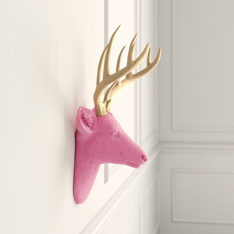 Large Deer Head Faux Taxidermy Wall Decor Reviews Joss Main