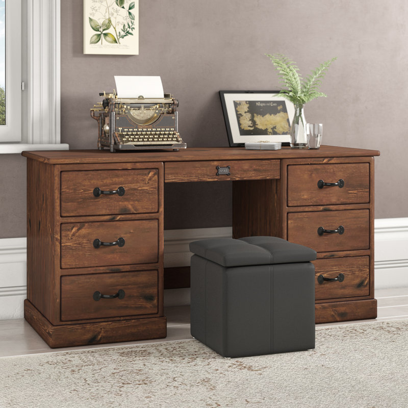 Union Rustic Cerny Executive Desk Reviews Wayfair Co Uk Union Rustic Cerny Executive Desk