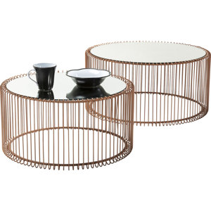 2-tlg. Couchtisch-Set Wire von KARE Design