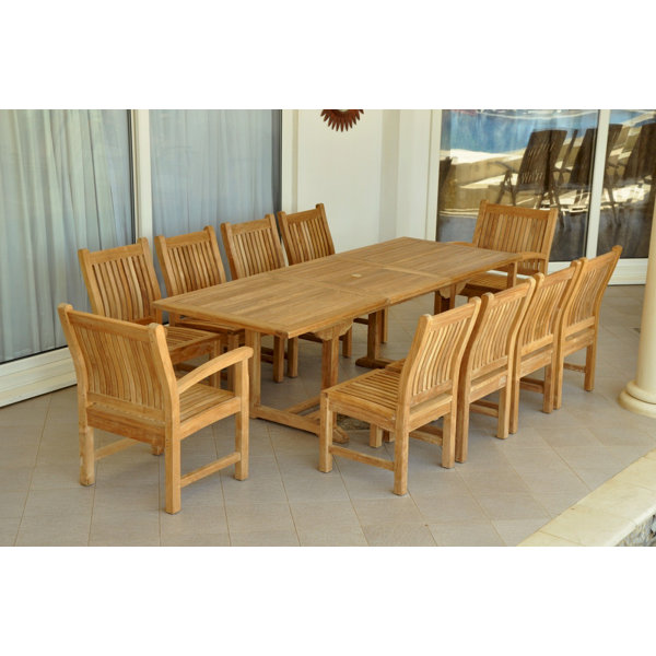 Bahama 7 Piece Teak Dining Set by Anderson Teak