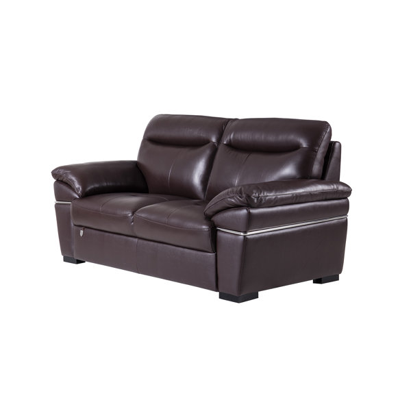 Victor Harbor Leather Loveseat By Latitude Run Cheap
