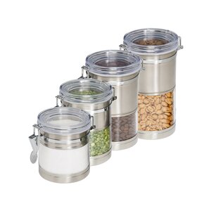 4 Piece Kitchen Canister Set