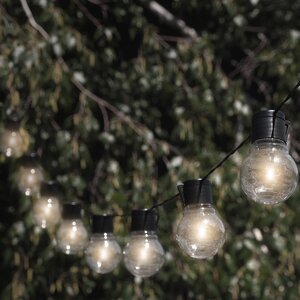 Nitebulbs Solar 10-Light Globe String Lights