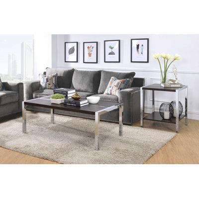 Carnforth Living Room Coffee Table Set Orren Ellis Pieces Included 2Piece Set 1 Coffee Table 1 End Table