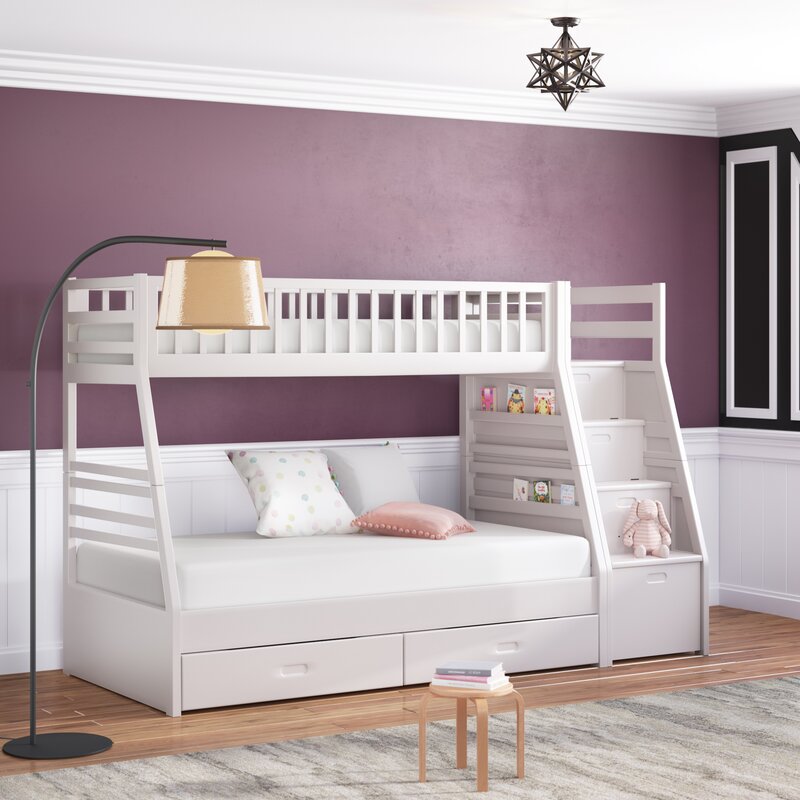twin bunk bed with drawers underneath
