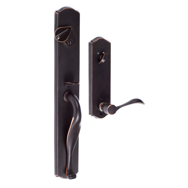 Wasatch Single Cylinder Entrance Handleset by Sure-Loc Hardware