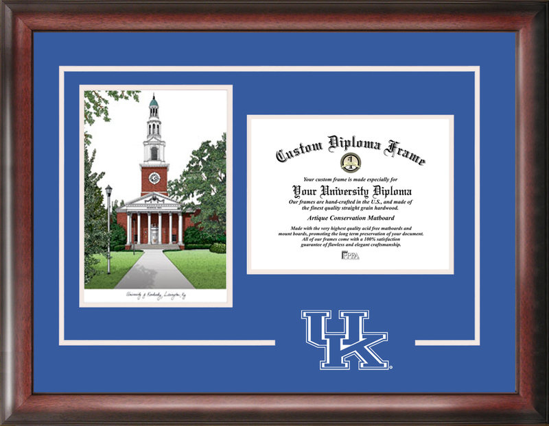 Campus Images University of Kentucky Wildcats Spirit Graduate Frame