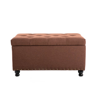 Signal Rectangular Tufted Storage Ottoman