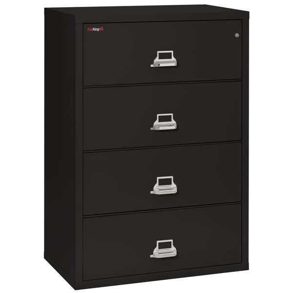 Fireproof 4-Drawer Vertical File Cabinet by FireKing