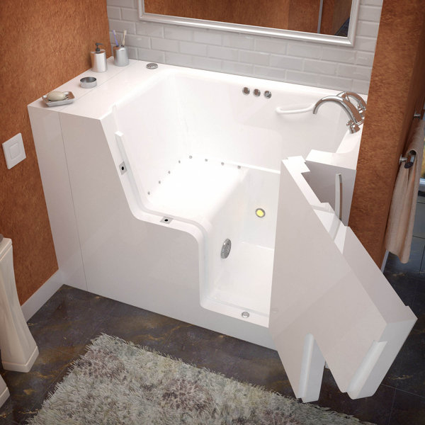 Mohave 53 x 29 Air & Whirlpool Jetted Wheelchair Accessible Bathtub by Therapeutic Tubs