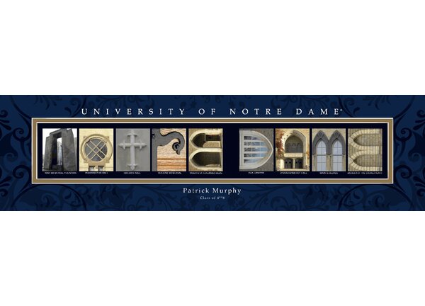 Personalized Gift College Campus Framed Memorabilia by JDS Personalized Gifts