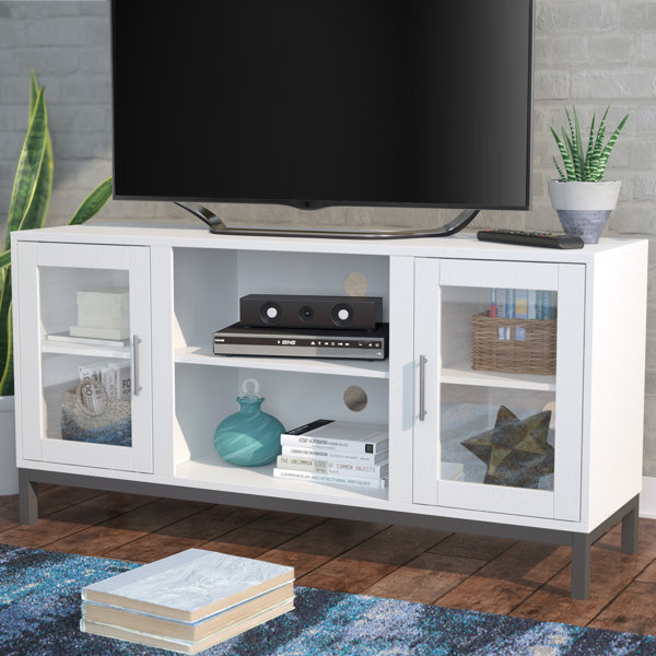 Fergerson Wood 52 TV Stand with Optional Fireplace