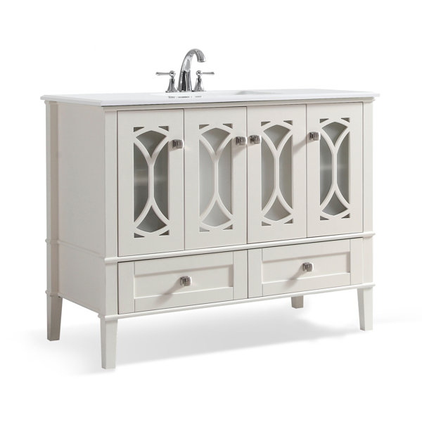 Paige 43 Single Bathroom Vanity Set by Simpli Home