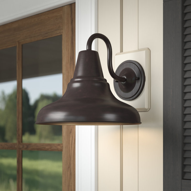 Union Rustic Hailey Outdoor Barn Light Reviews Wayfair Union Rustic Hailey Outdoor Barn Light