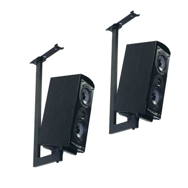 Side Clamping Bookshelf Speaker Ceiling Mount (Set of 2) by Pinpoint Mounts