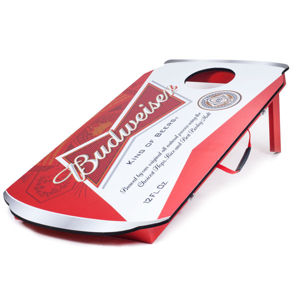 Budweiser Can 10 Piece Bean Bag Toss Game Set by Trademark Global