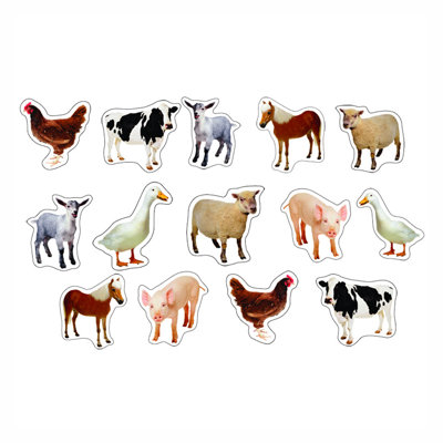 Farm Animals Photographic Sticker Frank Schaffer PublicationsCarson Dellosa Publications