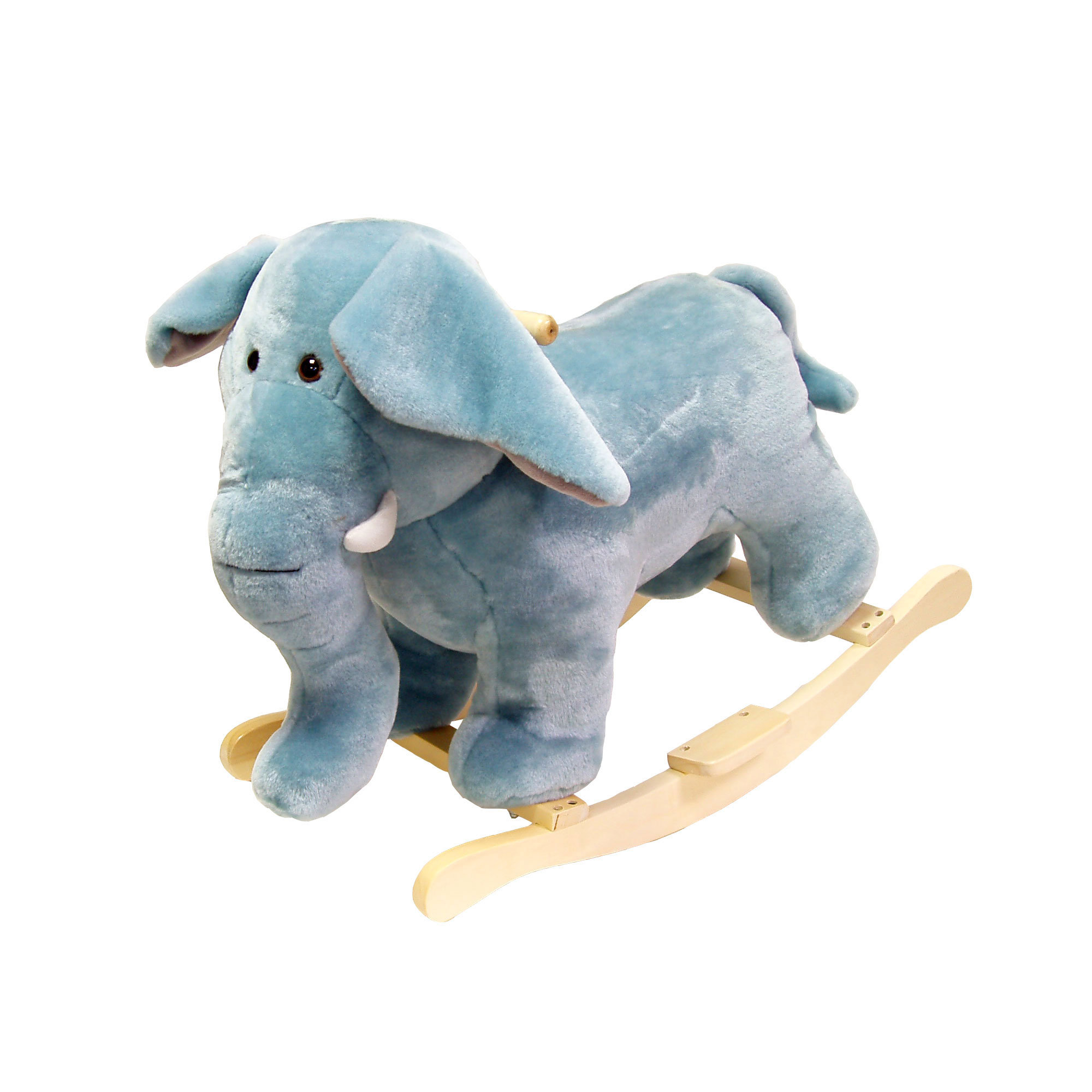 nursery elephant plush rocker