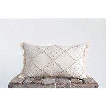 peri fringe throw pillow