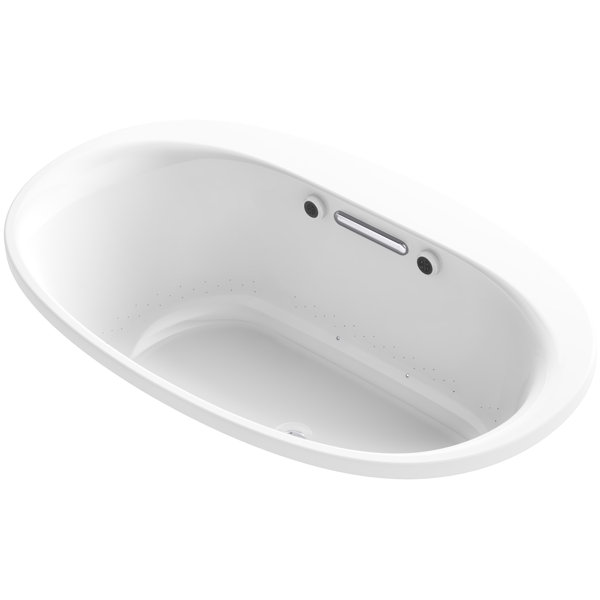 Underscore Oval Drop-in Bubblemassage Air Bath with Bask Heated Surface by Kohler