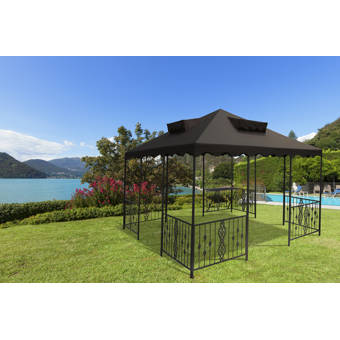 Pacific Currents Veranda 12 Ft W X 12 Ft D Steel Patio Gazebo