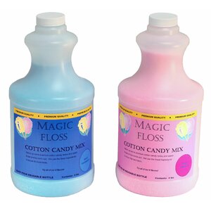 4 lbs Magic Floss Sugar in Easy Pour Bottle (Set of 6)